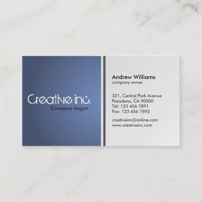 Company - Business Cards (Front)