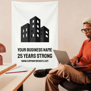 Company Business Logo Celebrating # Years Custom Banner