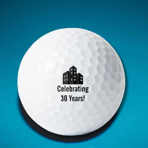 Company Business Logo Celebrating # Years Custom Golf Balls