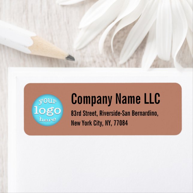 Company Business Logo Terracotta Return Address (Insitu)