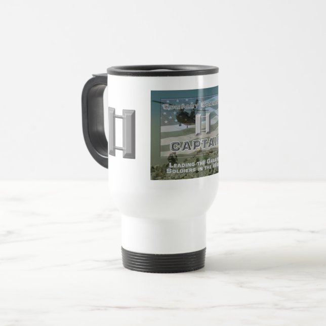Company Commander Travel Mug (Front Left)