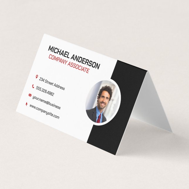 Company | Corporate Professional Business Man Card (Front)