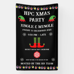 Company Corporate Staff Christmas Party Banner