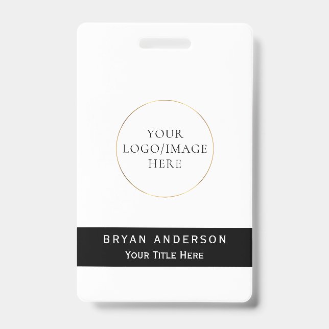 Company Custom Name Badge (Front)