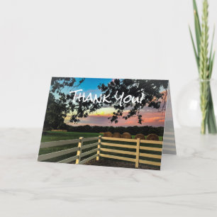 Company Custom Photo & Message Business Thank You