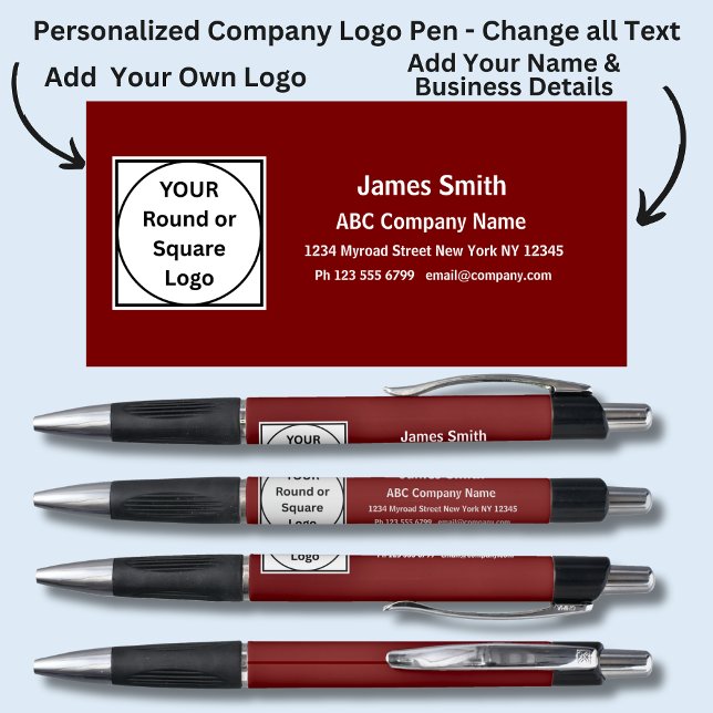 Company Details Name,. White Maroon Red, Pen (Creator Uploaded)