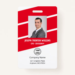 Company/Employee Photo Security Badge