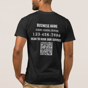 Company Event Welcome Business Logo QR code T-Shirt