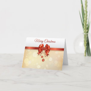 Company  Folded Holiday Card