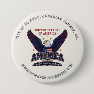 Company Giveaway Business Branding 3 Inch Round Button