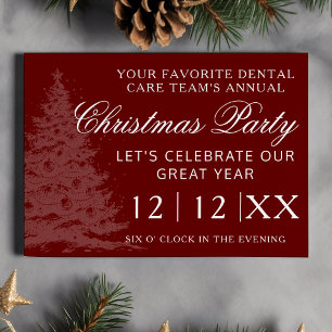 Company Holiday Event Corporate Christmas Party Announcement