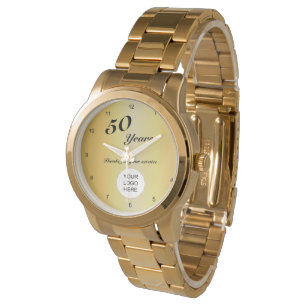 Company Logo 50 years of Service  Watch