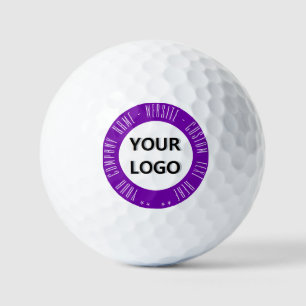 Company Logo Branded Stamps Golf Balls Template