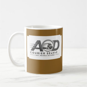 Company Logo Brown Coffee Mug