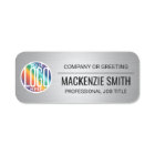 Company Logo Brushed Grey Colour Plastic Employee