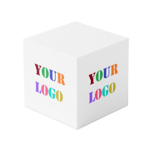 Company Logo Business Promotional Cube Example