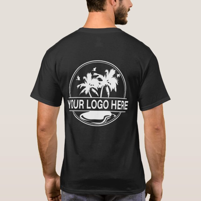Company Logo Business  T-Shirt (Back)