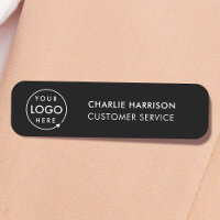 Company Logo | Custom Employee Staff Black