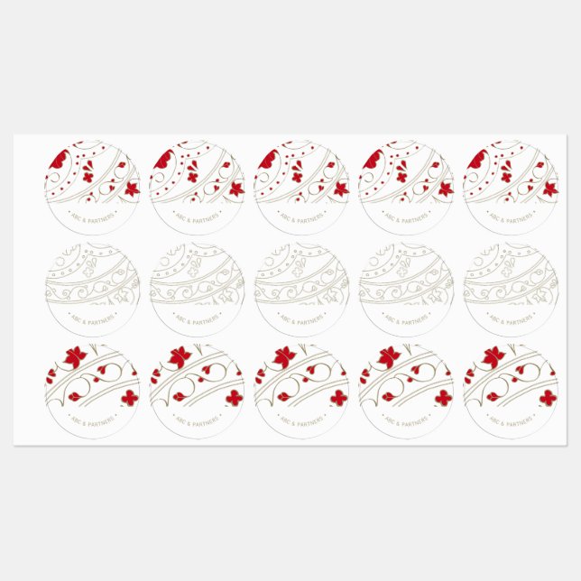 Company Logo Elegant Business Gift Wrapping (Sheet)