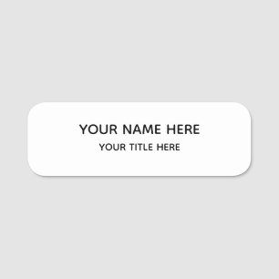 Company Logo Employee magnetic safety pin Name Tag