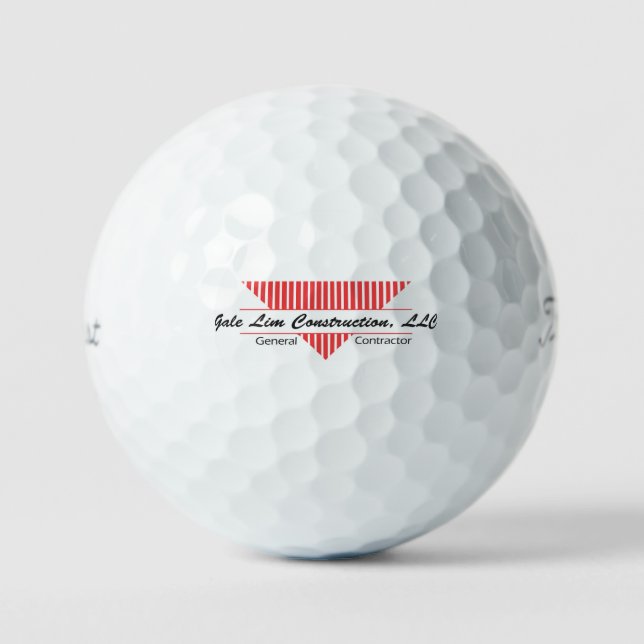 Company Logo Golf Balls, design your own Golf Balls (Front)