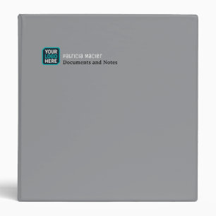 Company Logo Gray Binder