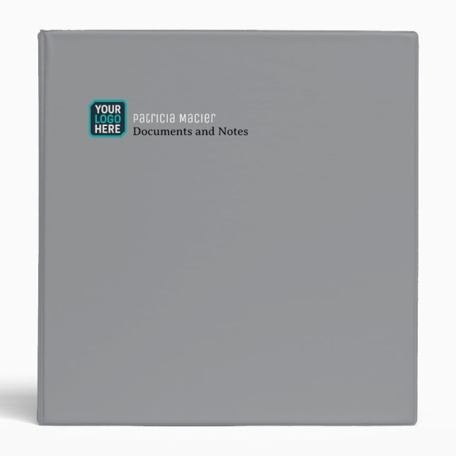 Company Logo Gray Binder (Front)