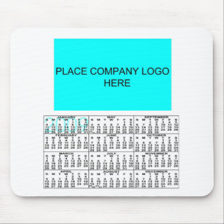 Company Logo Mouse Pad with Calendar