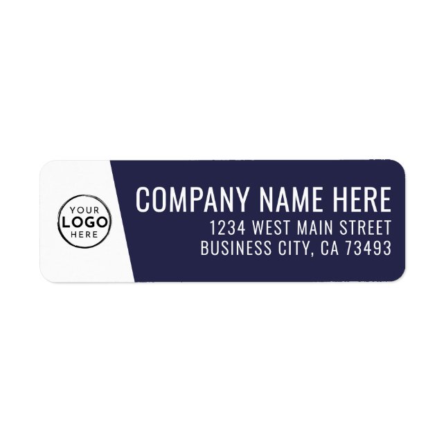Company Logo Navy Blue Business (Devant)