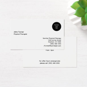 Company Logo Personalized Custom Business Cards