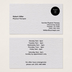 Company Logo Personalized Custom Business Cards