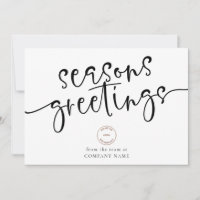 Company Logo QR Code Any Colour Seasons Greetings