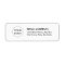 Company Logo Return Address Label