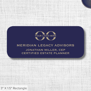 Company Logo Staff Name Tag