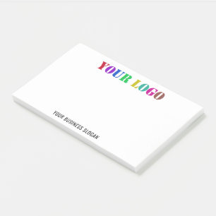 Company Logo Text Business Post-it® Notes Example