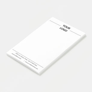 Company Logo Text Business Post-it® Notes Template