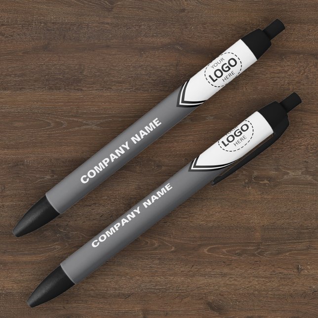 Company Logo & Text Grey Pen (Creator Uploaded)
