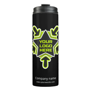 Company logo thermal tumbler