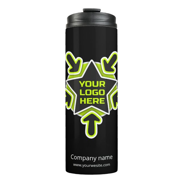 Company logo thermal tumbler (Front)
