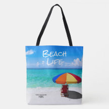 Company Logo Tropical Beach Umbrella Client Gift