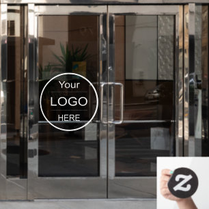 Company Logo Upload: Customize Your Business Logo  Window Cling