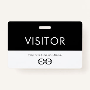 Company Logo Visitor Badge