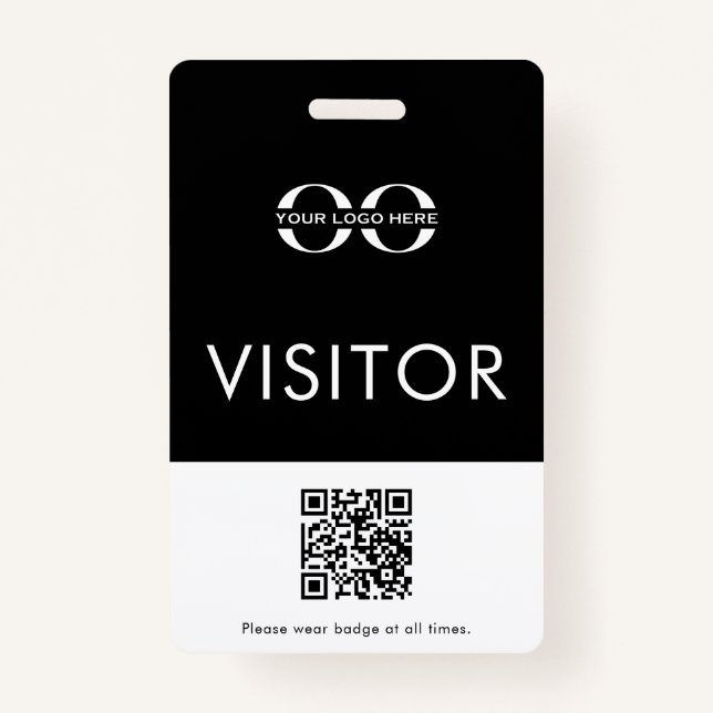 Company Logo Visitor Badge (Front)