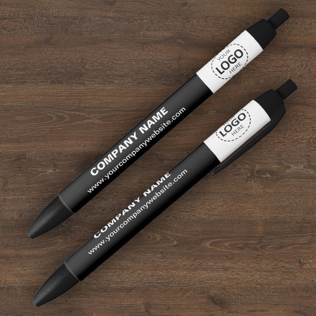 Company Logo & Website Black/White Pen (Creator Uploaded)