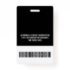 Company Logo with First and Last Names Bar Code