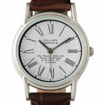 Company Long Service Award Watch<br><div class="desc">A watch that is designed as a gift for recognizing long service and loyal service from an employee. Add the name of the recipient,  number or years served,  and also the company or organization. White background.</div>