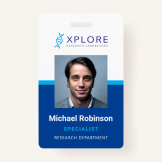 Company Medial Employee Badge