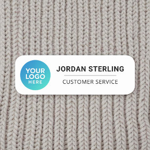 Company Modern Logo Corporate Professional Name Tag