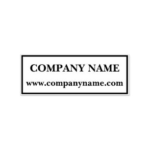 Company Name Website Stamp