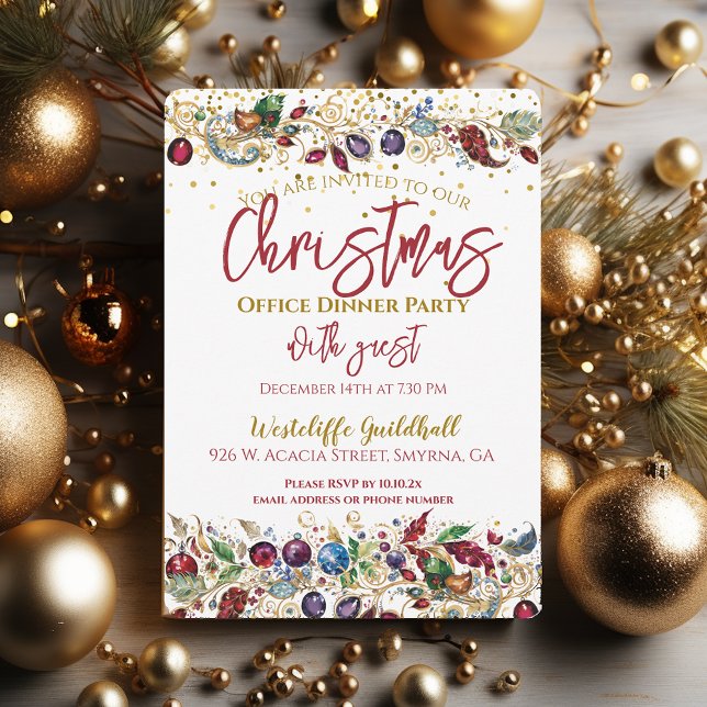 Company Office Christmas Party Invitation (Creator Uploaded)